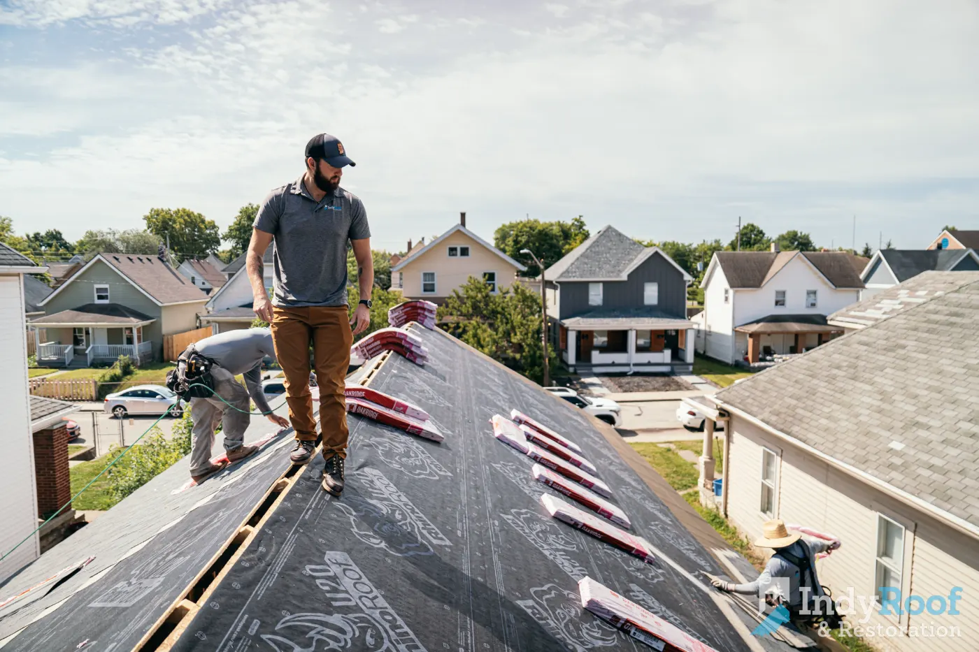 Roofing by Sandstone Lakes Roofing near Ingalls, IN